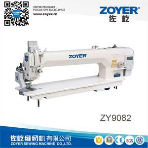 ZY9082-D4 zoyer 82 cm lengan panjang direct drive auto trimmer auto foot lift lockstitch mesin jahit industri