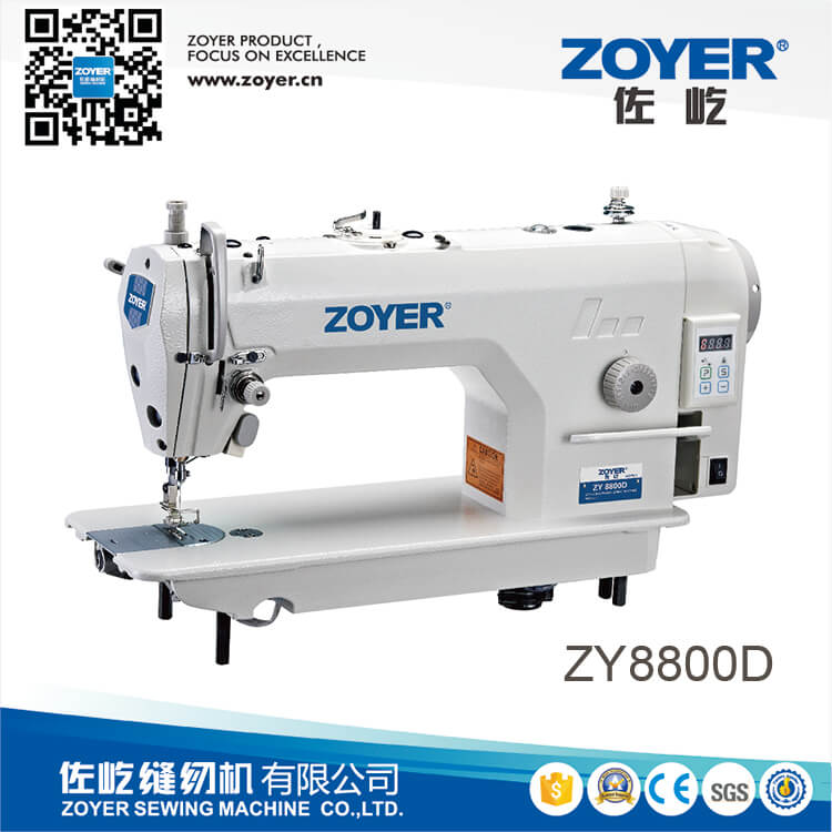 ZY8800D Zoyer Direct Drive Mesin Jahit Industri Lockstitch Kecepatan Tinggi