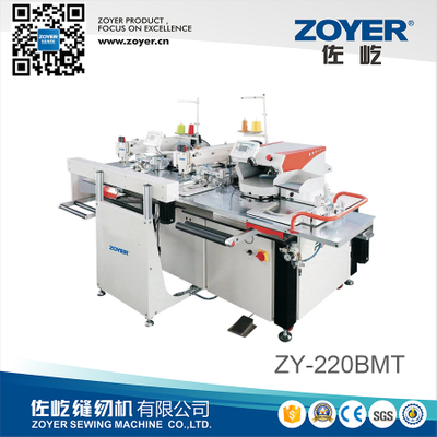 ZY-220BMT Double Head Full-otomatis Pocket Setter Machine dengan Cold Folding Group
